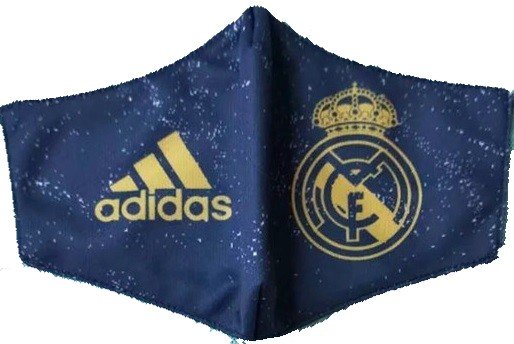 Mascara oficial Adidas Real Madrid 2019 2020 azul